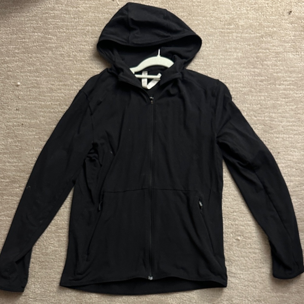 Lululemon Athletica Black Zip-Up Hoodie